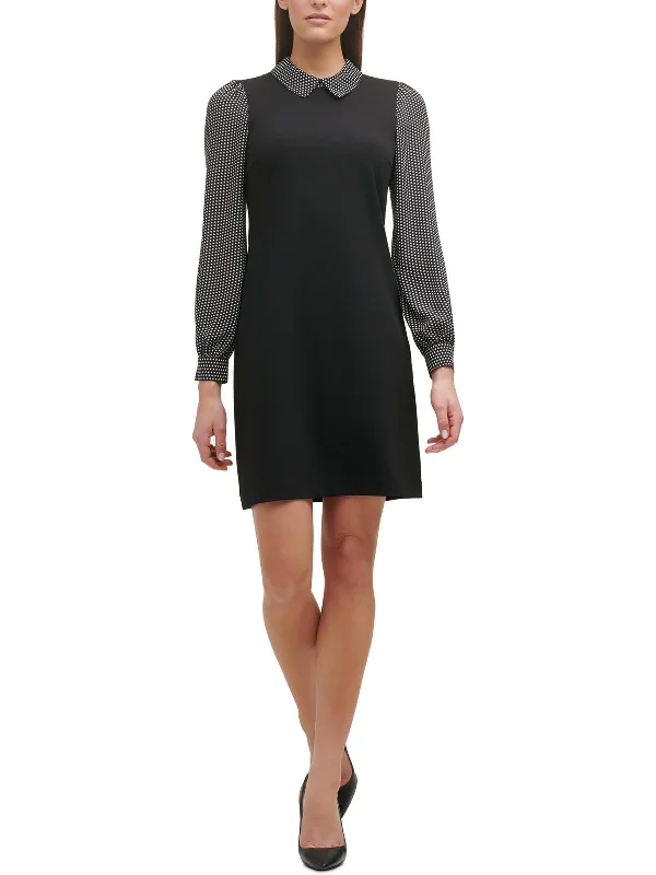 Get Ready to Save!Womens Dotted Short Mini Dress