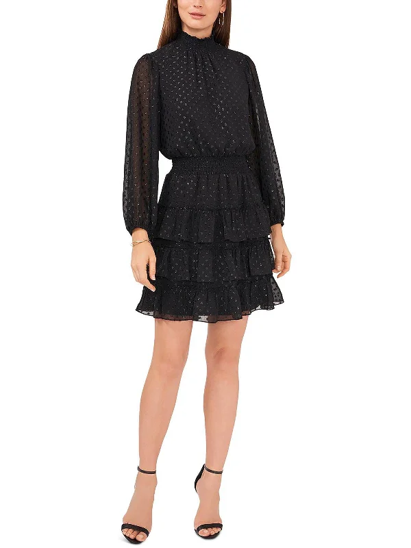 One Click Away from Big Savings!Womens Glitter Short Mini Dress