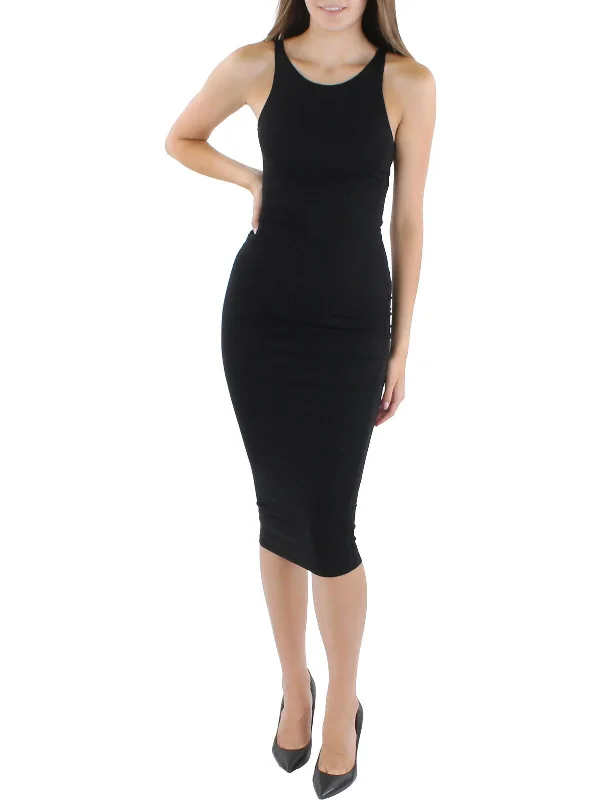 Get Ready to Save!Womens Knit Cut-Out Midi Dress