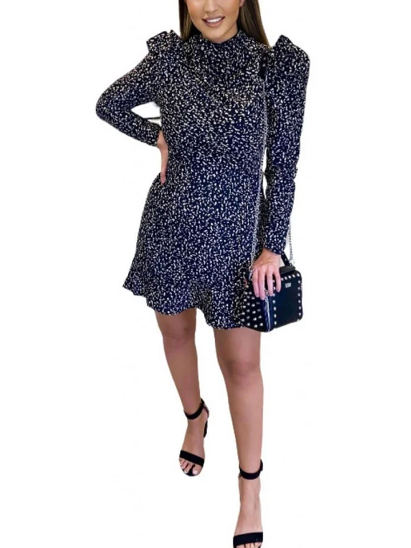 Your Wallet Will Thank You!Womens Printed Short Mini Dress
