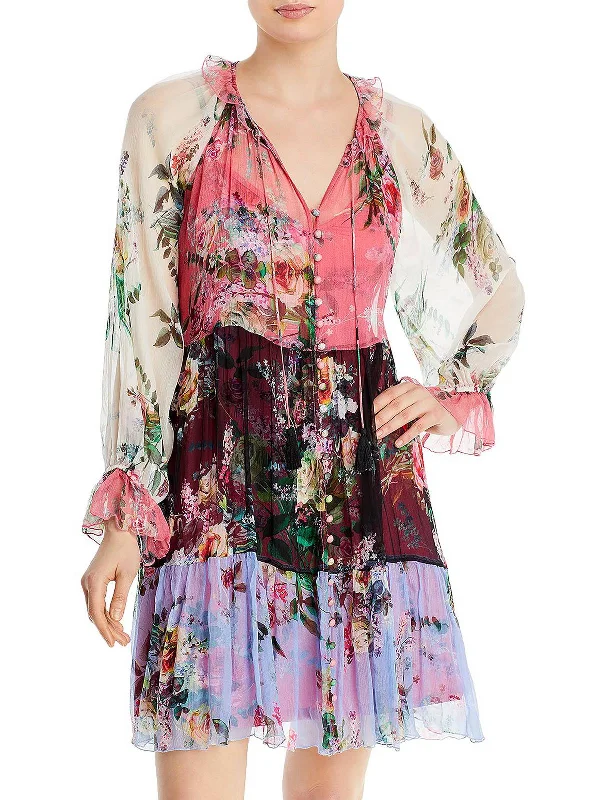 Shop Smart, Save Big!Womens Silk Short Mini Dress