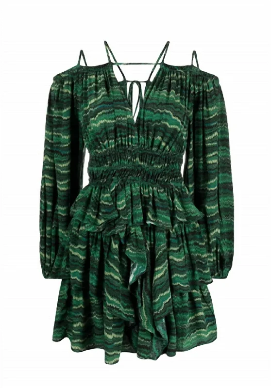 Huge Price Cuts Await!Women's Silvia Mini Dress In Peacock