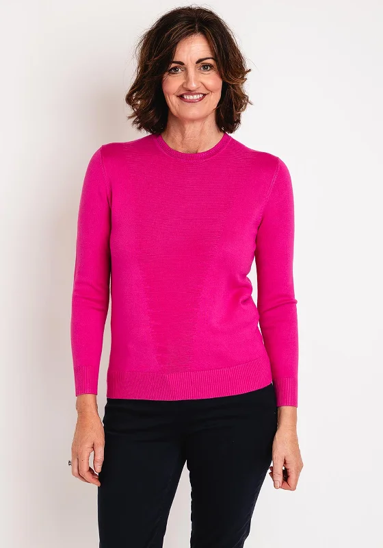 Hot Deals You Can’t Resist!Castle of Ireland Embellished Round Neck Sweater, Antique Rose