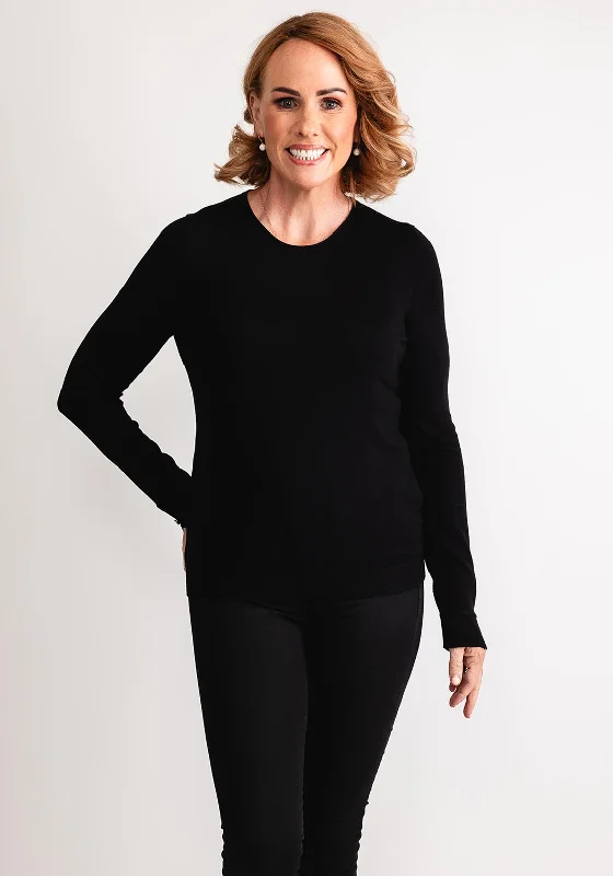 Upgrade for Less!Gerry Weber Fine Knit Sweater, Black