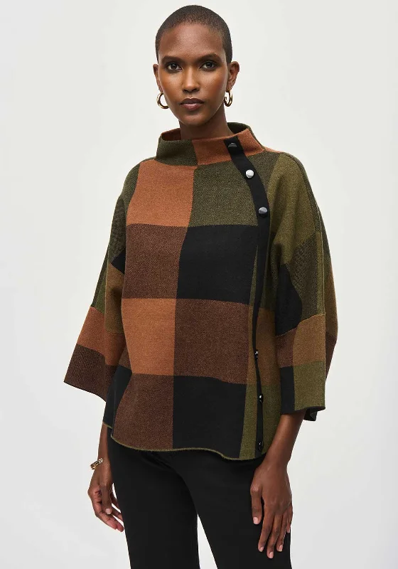 Limited Deals, Unlimited Savings!Joseph Ribkoff Check Dolman Sleeve Jumper, Multi