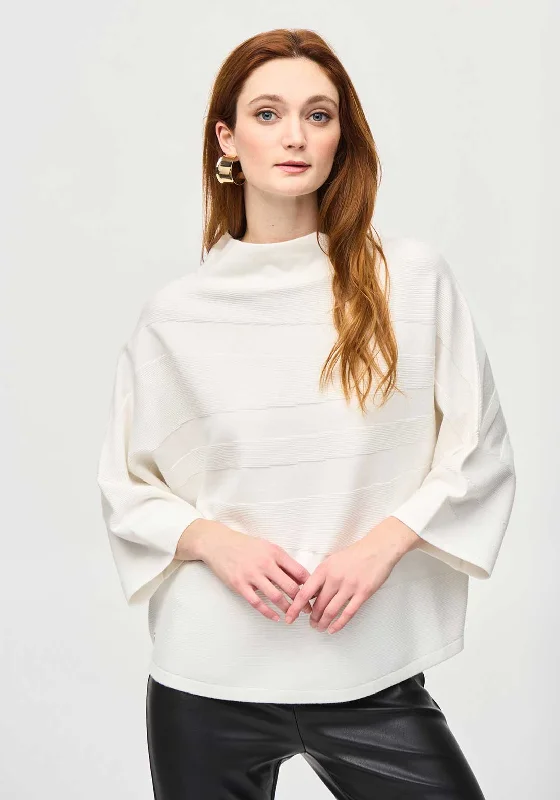 Savings You Can’t Ignore!Joseph Ribkoff High Neck Knit Dolman Jumper, Vanilla