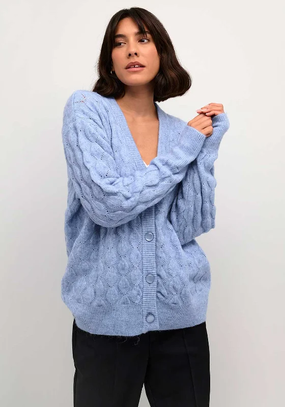 Don't Miss Out!Kaffe Malene V Neck Cardigan, Vista Blue Melange