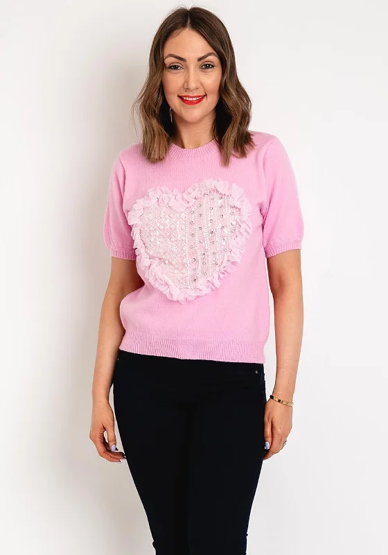 Score Huge Discounts Today!Serafina Collection One Size Tulle Heart Sweater, Fuchsia Score Huge Discounts Today!Serafina Collection One Size Tulle Heart Sweater, Fuchsia