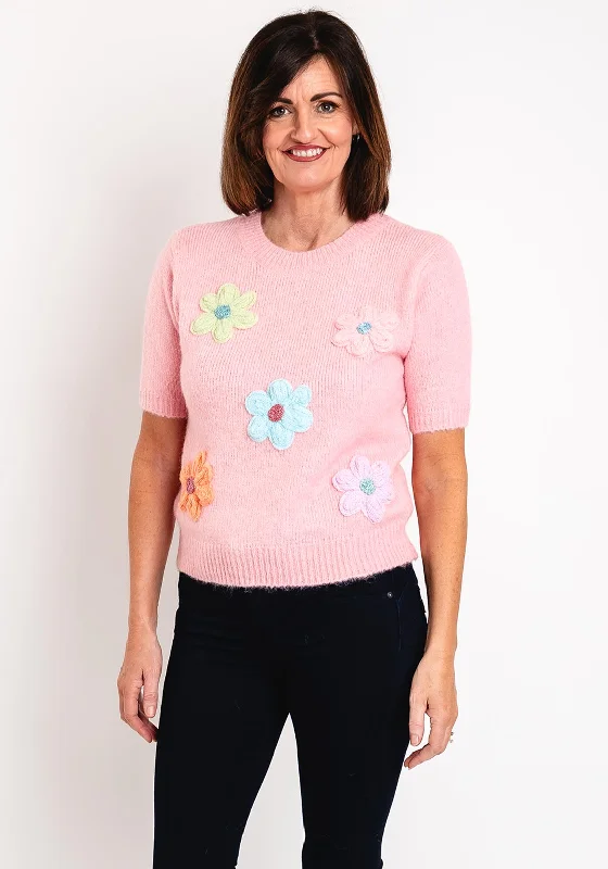 Hottest Discounts of the Year!Serafina Collection One Size Knitted Flower Applique Sweater, Rose Hottest Discounts of the Year!Serafina Collection One Size Knitted Flower Applique Sweater, Rose