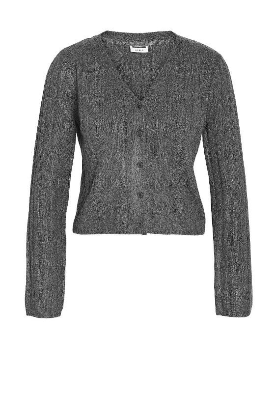 Time to Snag a Bargain!Noisy May Hannah Crop Cardigan, Dark Grey