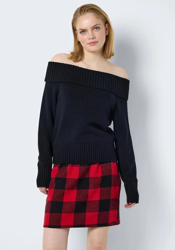 Special Discounts Inside!Noisy May Lima Off The Shoulder Jumper, Black