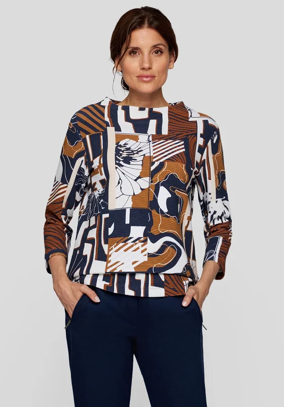 Your Discount is Waiting!Rabe Ribbed Pattern Sweater, Multi
