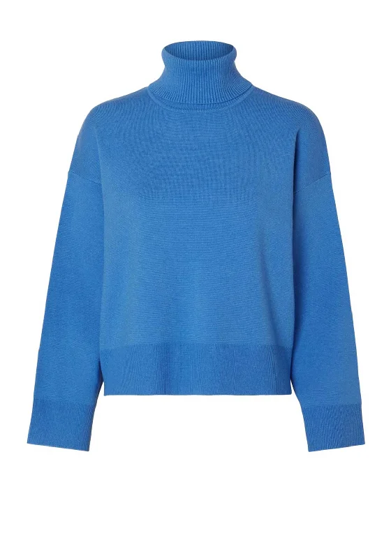 The Best Offers Are Here!Selected Femme Kamma Knit Roll Neck Jumper, Super Sonic