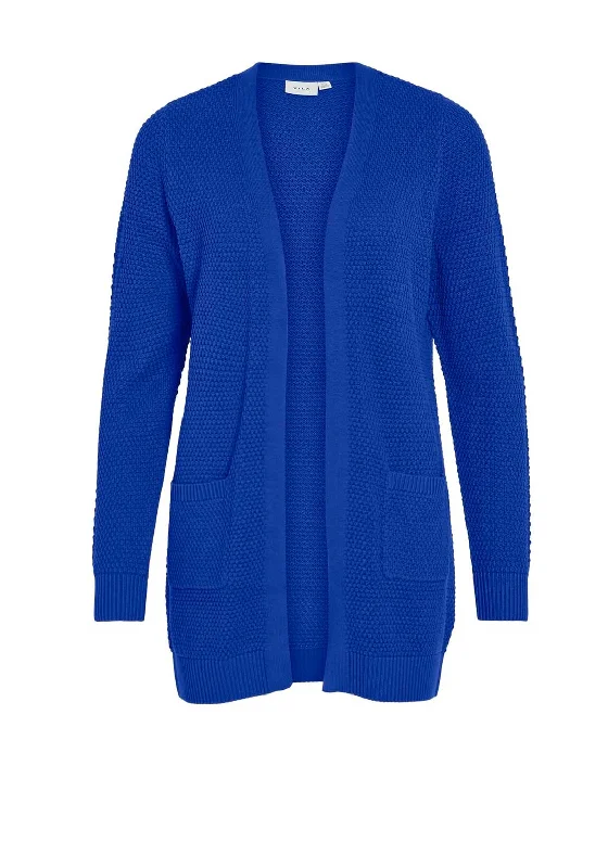 Get Ready to Save!Vila Dalo Open Knit Cardigan, Mazarine Blue