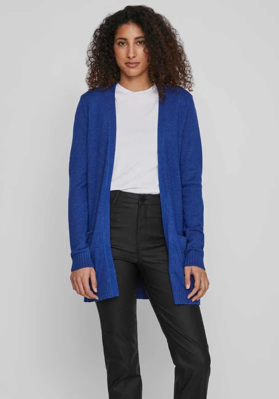 Shop the Hottest Deals!Vila Ril Long Open Knit Cardigan, Mazarine Blue