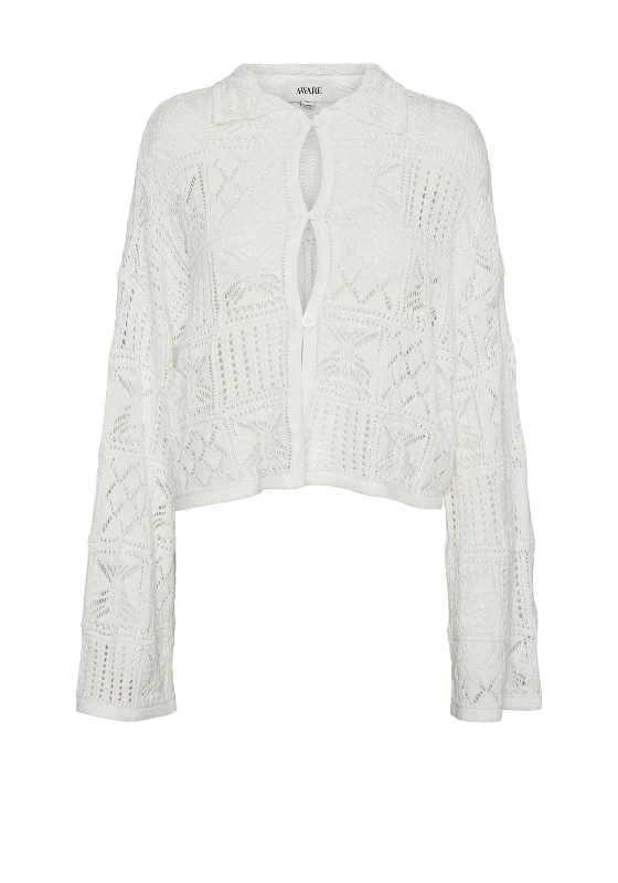 Save More with Every Purchase!Vero Moda Keiden Crochet Knit Cardigan, Snow White