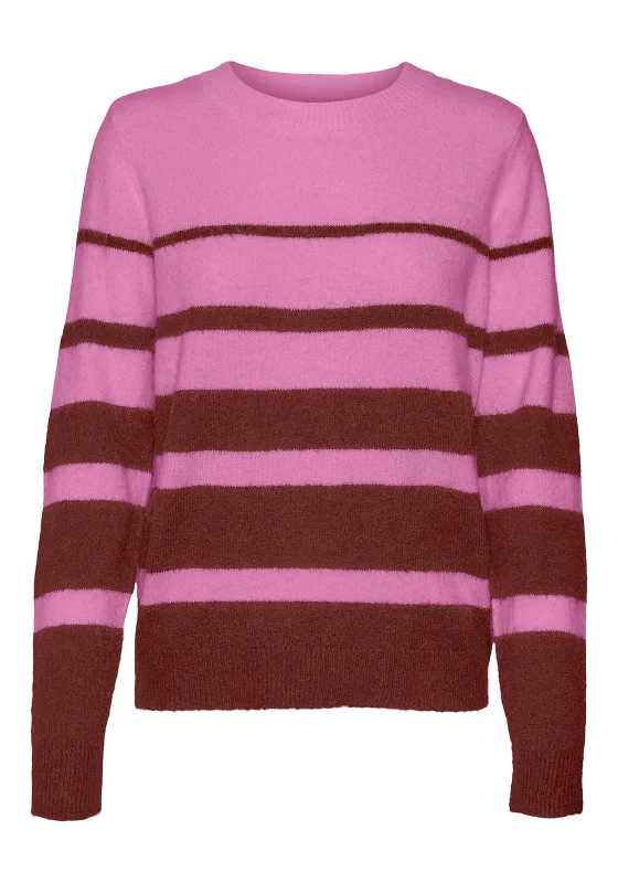 Exclusive Offers You’ll Love!Vero Moda Plaza Striped Jumper, Pink and Red