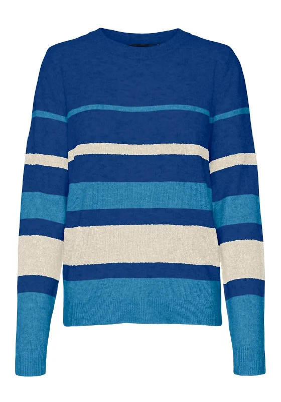 Snag the Best Prices Now!Vero Moda Plaza Striped Jumper, Blue Multi