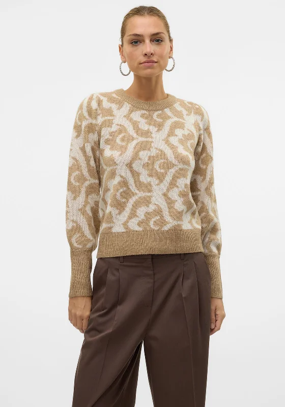 Your Favorite Sale is Back!Vero Moda Tari Floral Print Jumper, Beige