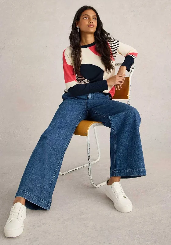 Get Ready to Save!White Stuff Colour Block Jumper, Multi-Coloured