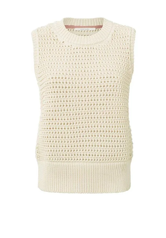 Biggest Sale of the Season!Yaya Knitted Jumper Vest, Summer Sand