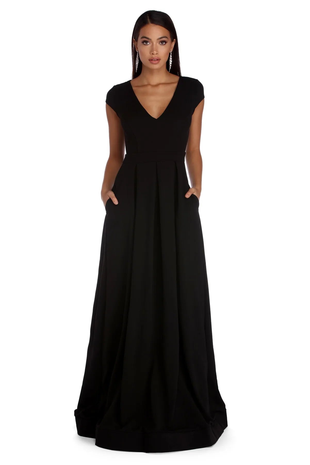 Only a Few Left – Order Now!Alisa Formal Crepe Ball Gown