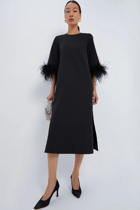 Grab Yours Before It’s Too Late!Black Feather Jamie Dress