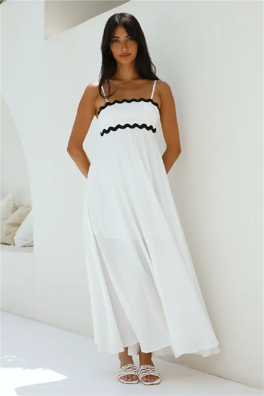 Your Favorite Sale is Back!Blowing Away Maxi Dress White