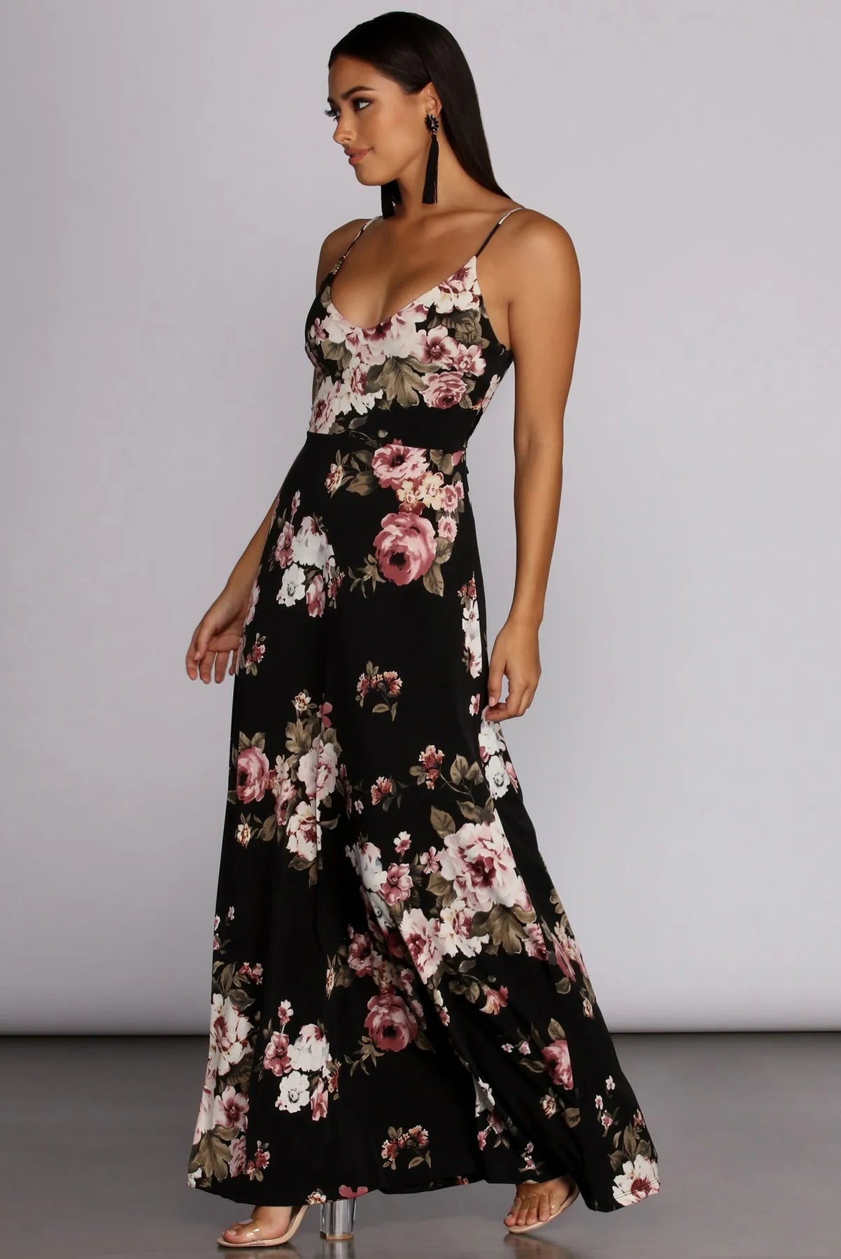 Get More, Spend Less – Shop Now!Dark and Floral Dress