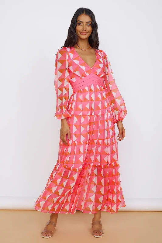Everything Must Go!Delightful Dream Maxi Dress Pink