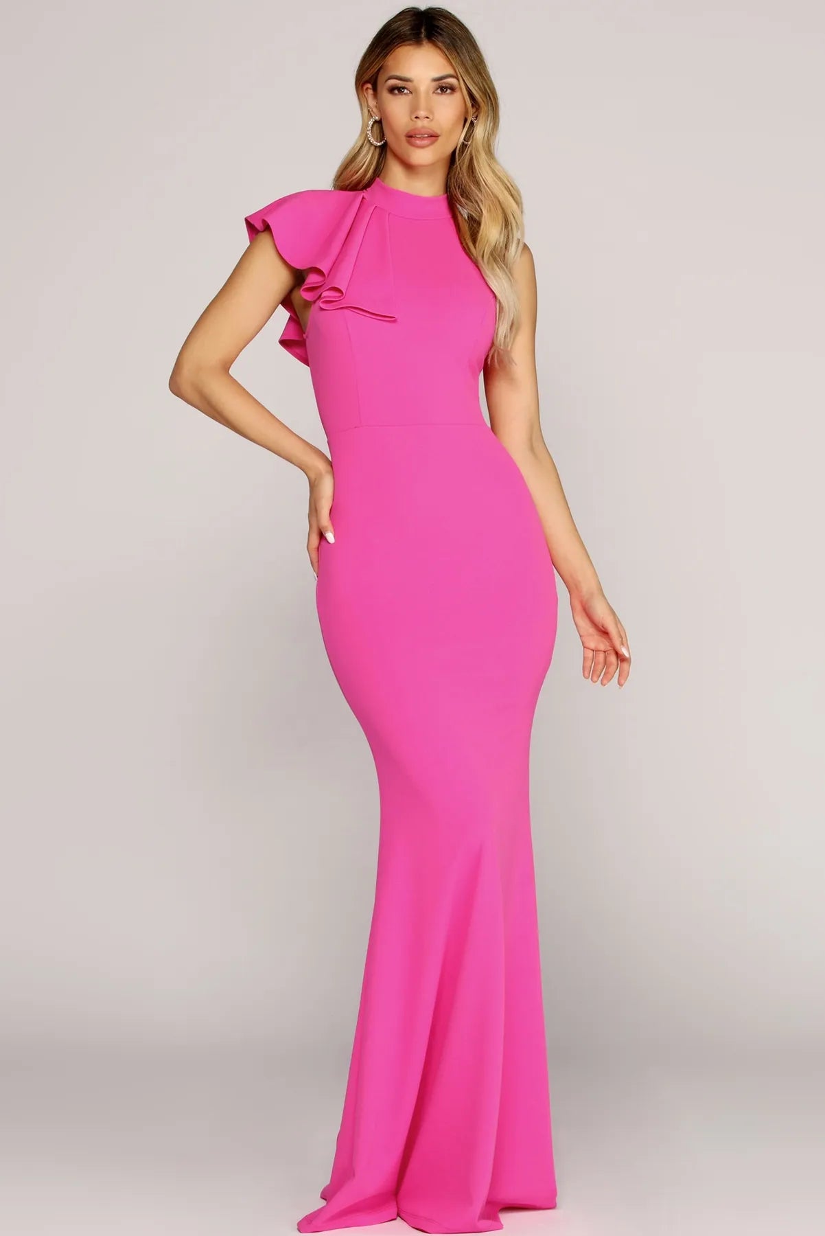 Your Exclusive Offer Awaits!Eloise Ruffle Trim Gown