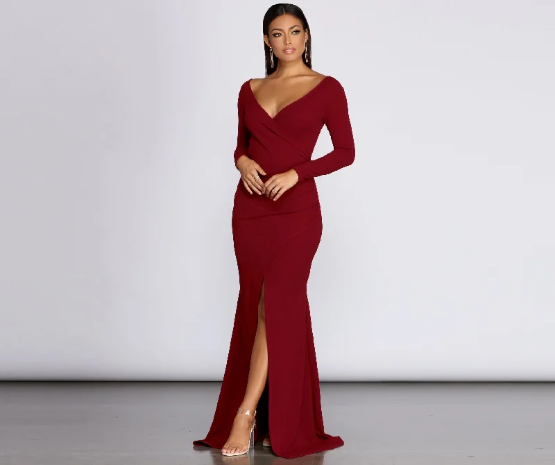 Limited Edition, Limited Price!Eva Off The Shoulder Mermaid Dress