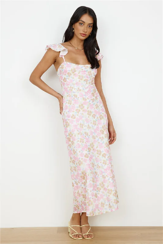 More Discounts, More Joy!Fall Into Place Maxi Dress Pink