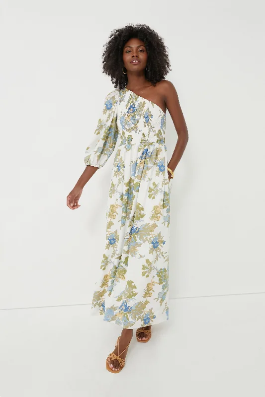 Your Wallet Will Thank You!Ivory Escala Floral Anha Maxi Dress