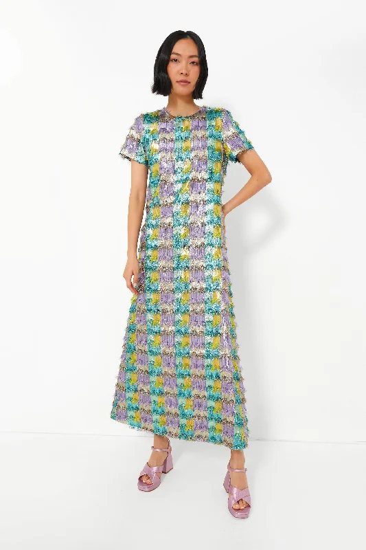 Best Price of the Season!Jacquard Pharaoh Swing Dress