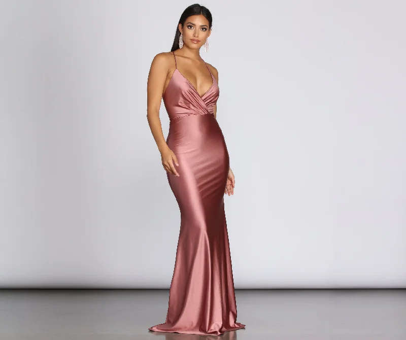 Flash Sale – Act Fast!Jerry Cross Back Draped Gown
