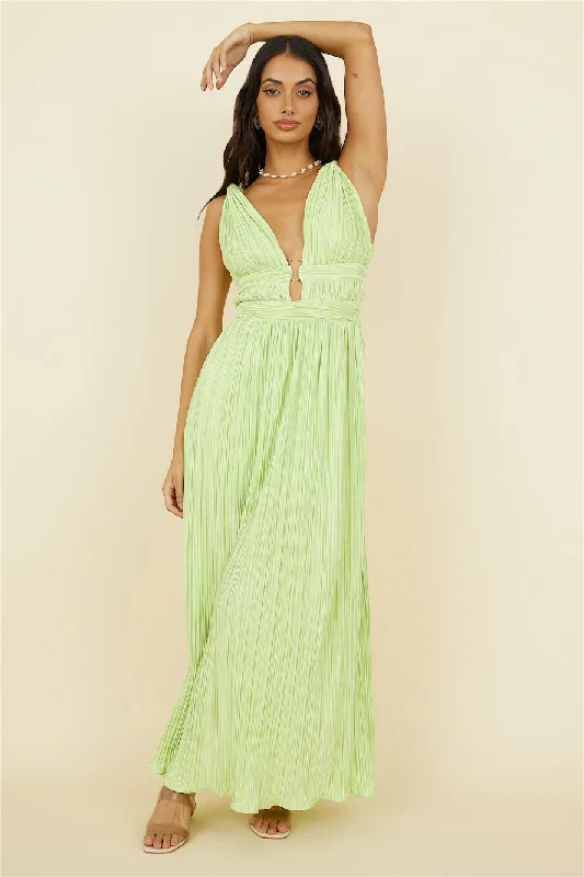 Upgrade for Less!Jupiter Calling Maxi Dress Green