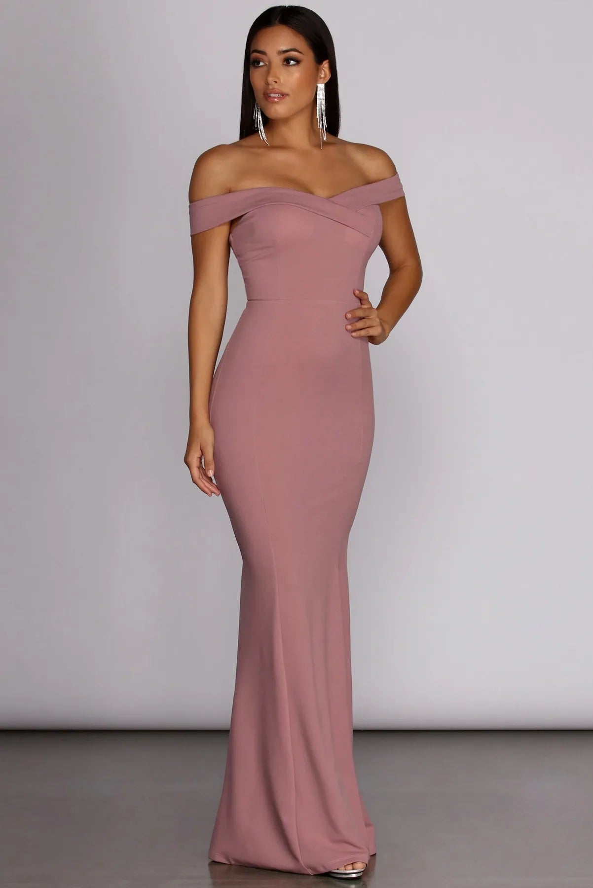Get It Before It’s Gone!Kelly Off The Shoulder Formal Dress