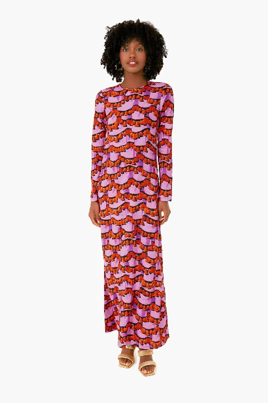Shop the Hottest Deals!Liberace Ciclamino Long Sleeve Swing Dress