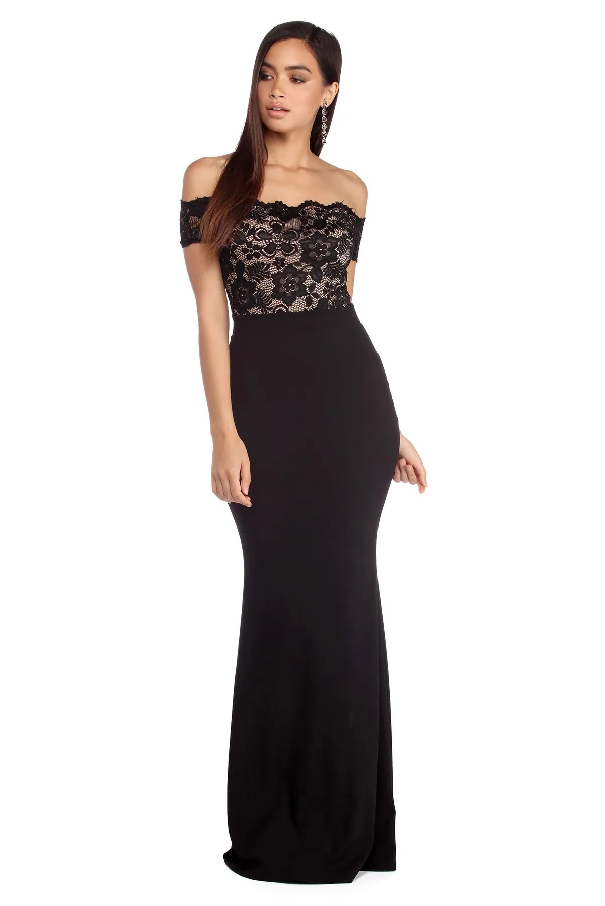 Your Discount is Waiting!Lola Off The Shoulder Lace Dress
