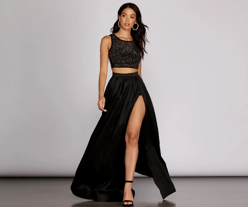 The Best Deals Won’t Wait!Naomi Formal Top & Skirt Set