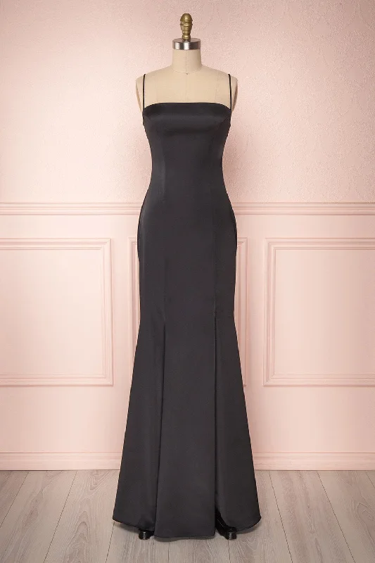 Your Chance to Save is Now!Naomie Black | Silky Mermaid Gown