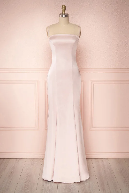 Best Deals Just for You!Naomie Blush | Pink Silky Dress