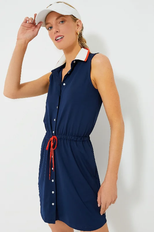 Find Your Perfect Deal Today!Navy Sleeveless Alcott Golf Dress