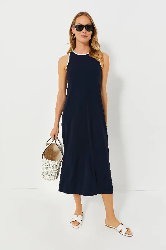Hurry, Sale Ends Soon!Navy Tori Racerback Dress