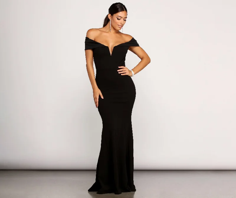 Shop Smart, Save Big!Nellie Deep V Mermaid Gown