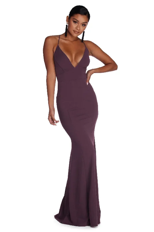 Bigger Savings, Better Shopping!Remi Formal Lattice Dress