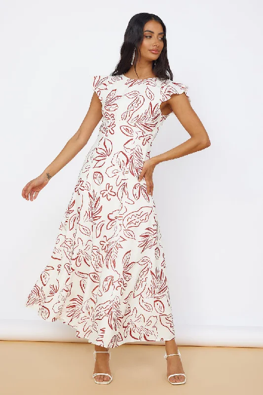 The Best Deals Won’t Wait!Star of Destiny Maxi Dress White