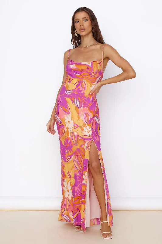 Get More for Less!Tropical Sunrise Maxi Dress Multi