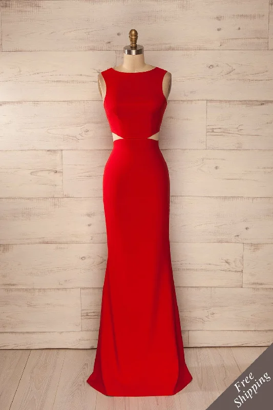 Shop Before It’s Gone!Vallata Red | Mermaid Gown